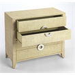 Butler Specialty Amelle Raffia 4 Drawer Accent Chest In Beige