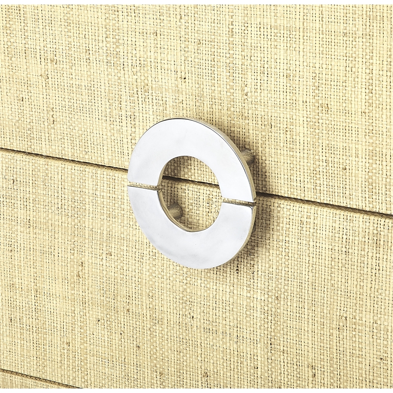 butler specialty amelle raffia 4 drawer accent chest in beige