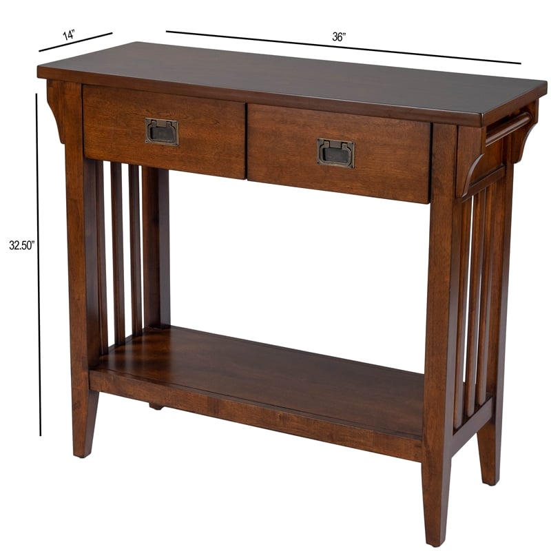 Butler Specialty Larina Shaker Wood, Butler Wood Console Table