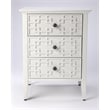 Butler Specialty Kinsley Glossy 3-Drawer Accent Chest In White