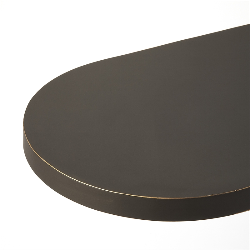 Butler Specialty Cleo End Table In Black Gold