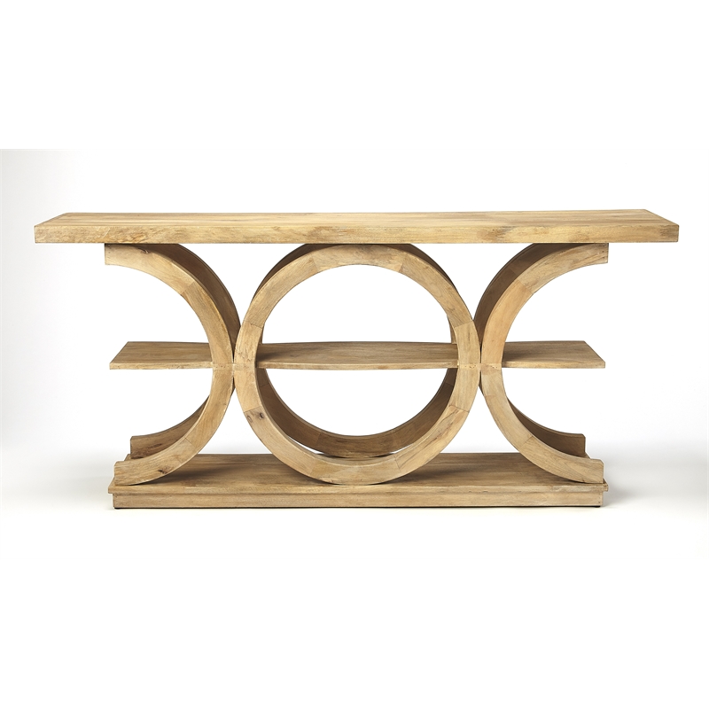 Butler Specialty Stowe Rustic Modern Console Table In Brown
