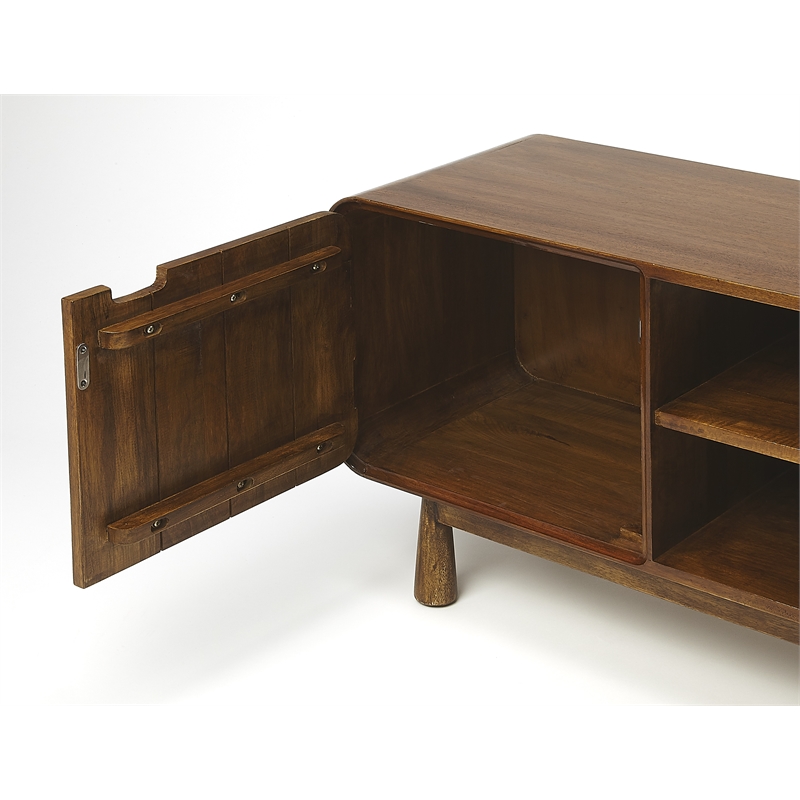 Butler Specialty Drayton Modern Wood Entertainment Console In Brown