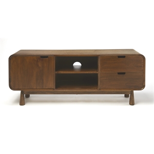 Butler Specialty Drayton Modern Wood Entertainment Console In Brown