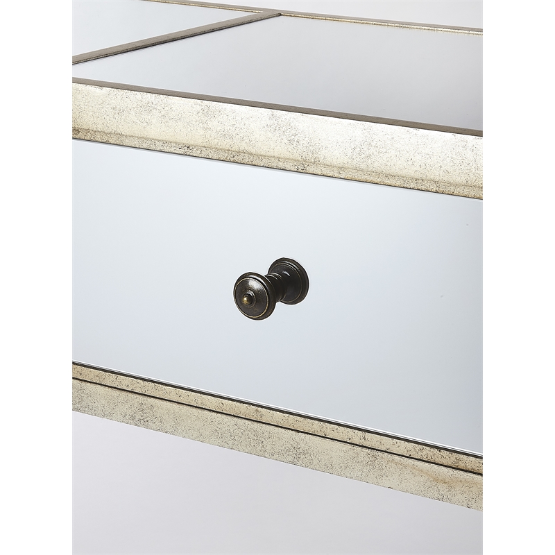 Butler Specialty Hayworth Mirrored Console Table In Chome
