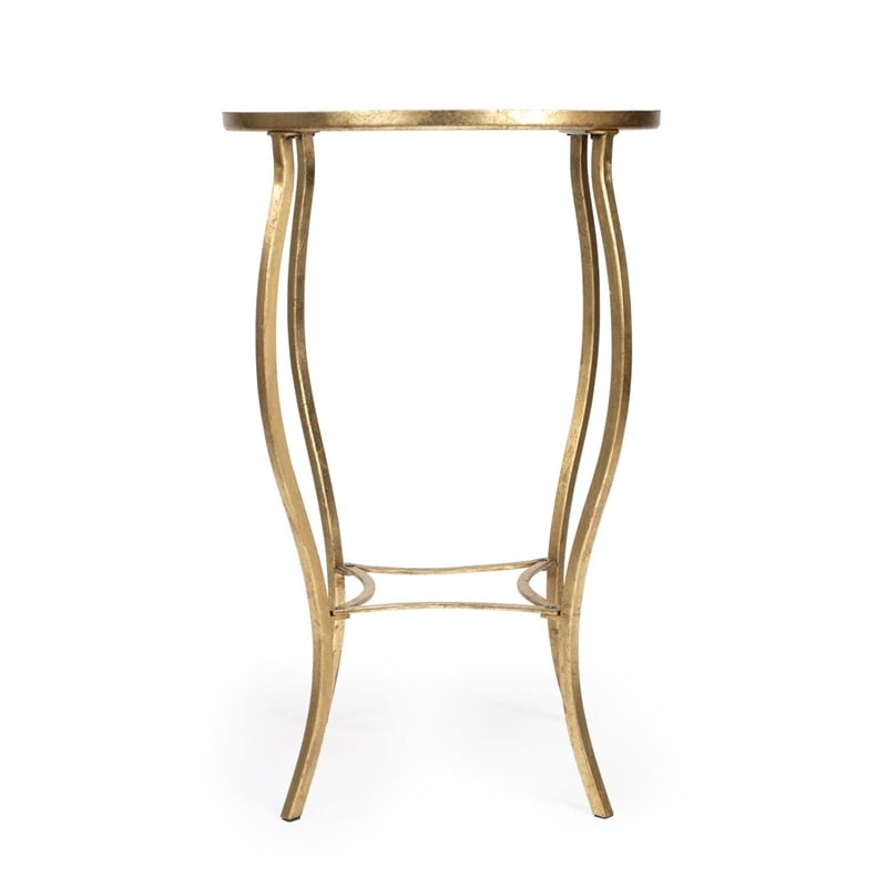 Butler Specialty Judith Antique Game Table In Gold