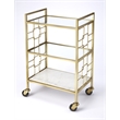 Butler Specialty Arcadia Polished Bar Cart In Gold