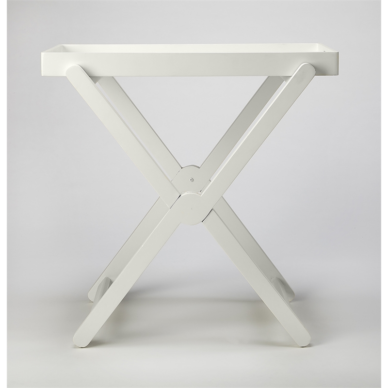 Butler Specialty Edna Tray Table in White