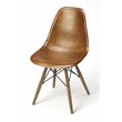 Butler Specialty Orson Leather Side Chair In Brown