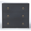 Butler Specialty Company Lark 3 Drawer Wood Dresser - Navy Blue