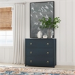 Butler Specialty Company Lark 3 Drawer Wood Dresser - Navy Blue