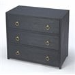 Butler Specialty Company Lark 3 Drawer Wood Dresser - Navy Blue