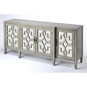 Butler Specialty Giovanna Mirrored Sideboard in Olive Gray