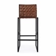 Butler Specialty Urban Woven Leather Bar Stool In Brown