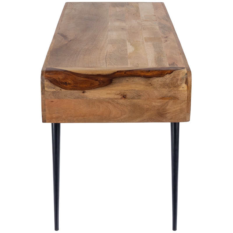 Butler Specialty Anuri Natural Wood And Metal Desk In Brown