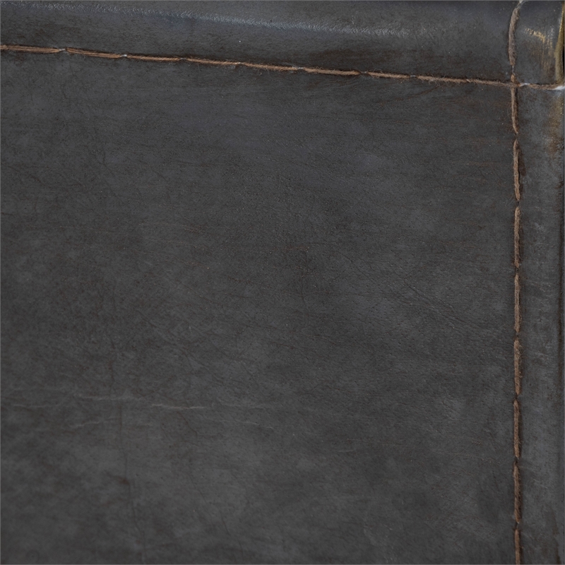 Butler Specialty Stephanik Marble And Leather Magazine Table In Gray