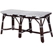 Butler Marcella Dark Brown Rattan Bench