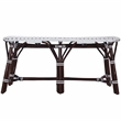 Butler Marcella Dark Brown Rattan Bench