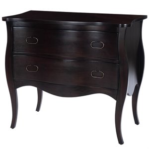 butler specialty rochelle 3-drawer chest in dark brown