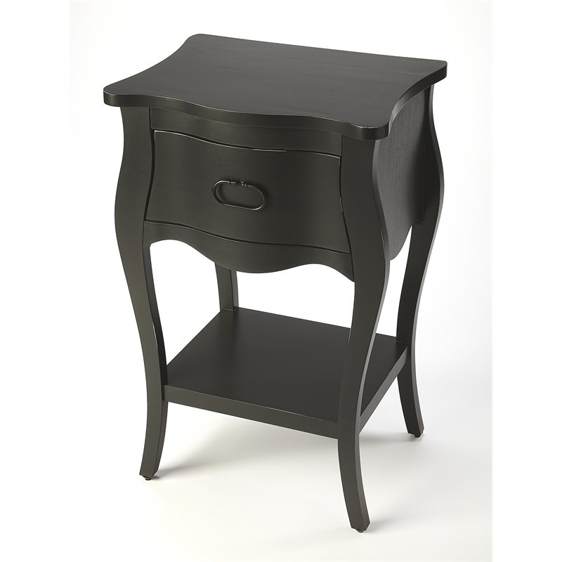 Black Night Stands, Black Nightstands, Night Stand in Ebony