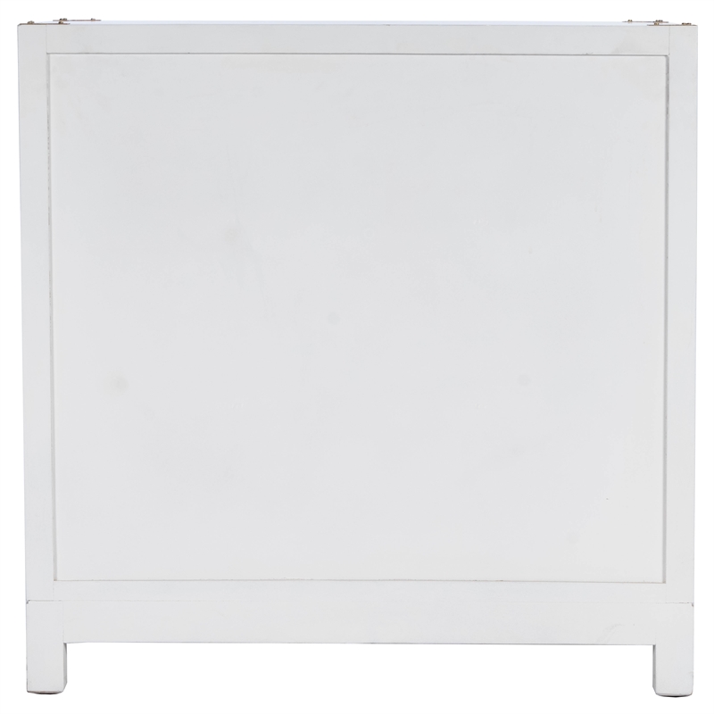 Butler Specialty Company Forster Wood Campaign Chest - Glossy White