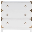 Butler Specialty Company Forster Wood Campaign Chest - Glossy White