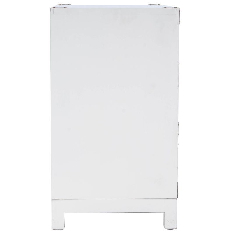 Butler Specialty Company Forster Wood Campaign Chest - Glossy White