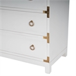 Butler Specialty Company Forster Wood Campaign Chest - Glossy White