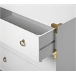 Butler Specialty Company Forster Wood Campaign Chest - Glossy White