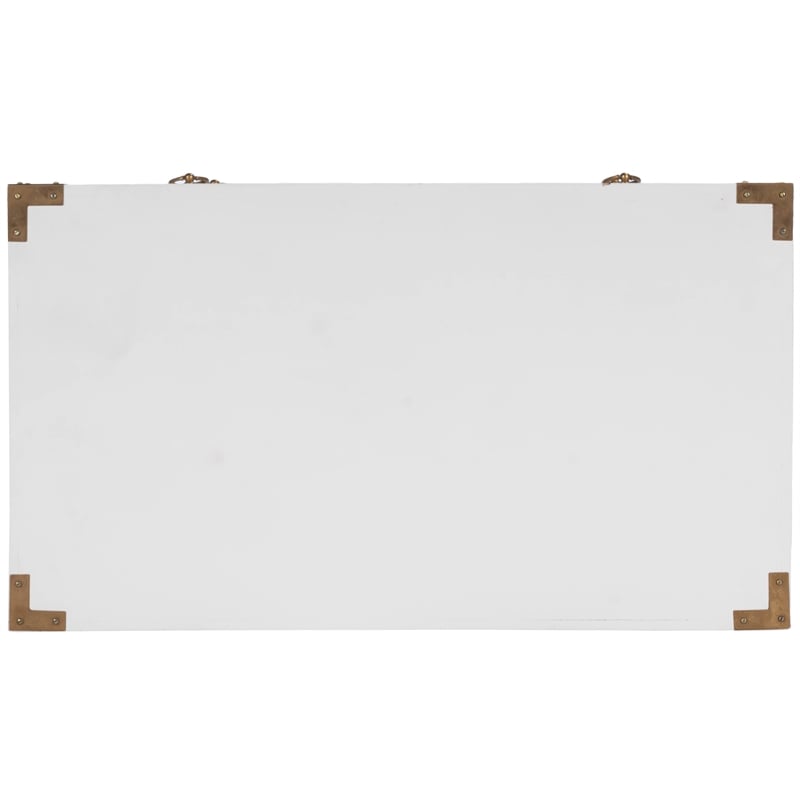 Butler Specialty Company Forster Wood Campaign Chest - Glossy White