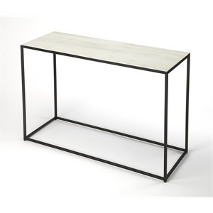 Butler Specialty Phinney Marble And Metal Console Table In Brown