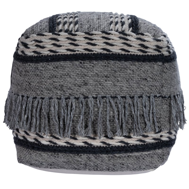 Butler Specialty Brynn Square Pouffe In Gray