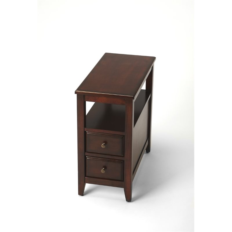 Plantation Cherry 2 Drawer Marcus End Table Set