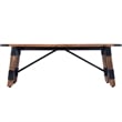 Butler Specialty Masterson Industrial  Wood & Metal Bench in Beige