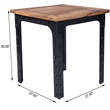 Butler Specialty River Wood & Iron Metal Dining Table in Beige