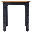 Butler Specialty River Wood & Iron Metal Dining Table in Beige