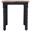 Butler Specialty River Wood & Iron Metal Dining Table in Beige