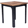 Butler Specialty River Wood & Iron Metal Dining Table in Beige