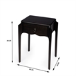 Butler Specialty Wilshire Nightstand In Dark Brown