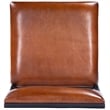 Butler Specialty Lazarus Leather & Metal Counter Stool In Brown