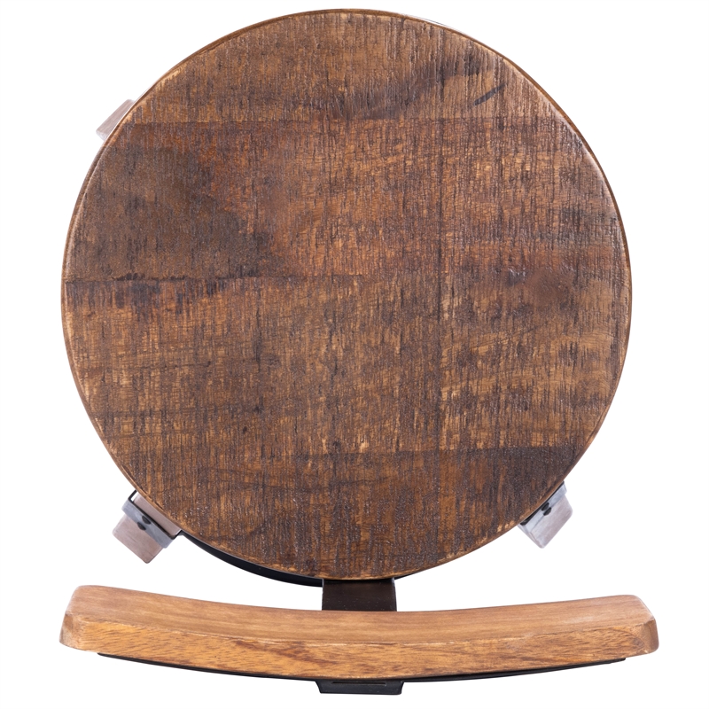 Butler Specialty Masterson Mango Wood & Metal Bar Stool In Beige