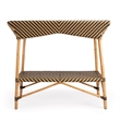 Butler Ciel  Brown Rattan Bar Cart
