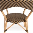 Butler Ciel Brown and Beige  Rattan Dining Table