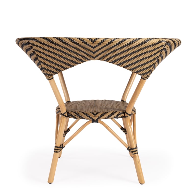 Butler Ciel Brown and Beige  Rattan Dining Table