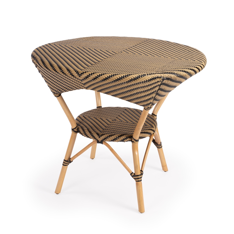 Butler Ciel Brown and Beige  Rattan Dining Table