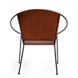 Butler Specialty Milo Brown Leather Accent Chair