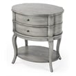 Butler Jarvis Gray Oval Side Table