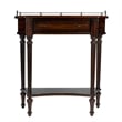 Charleston Wood Console Table - Dark Brown
