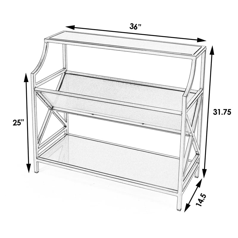 Butler Keats Black Library Bookcase