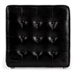 Butler Leon Black Leather Ottoman
